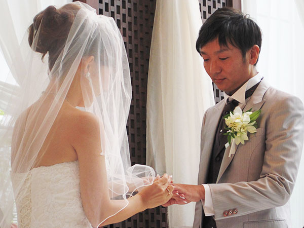 Soin Ringの結婚指輪で指輪の交換